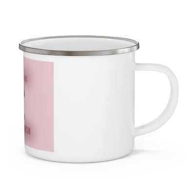 I LOVE YOU BERRY MUCH Enamel camping mug SILVER RIM