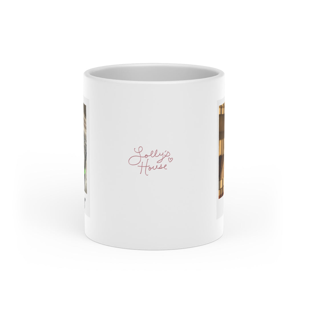 Customizable heart mug